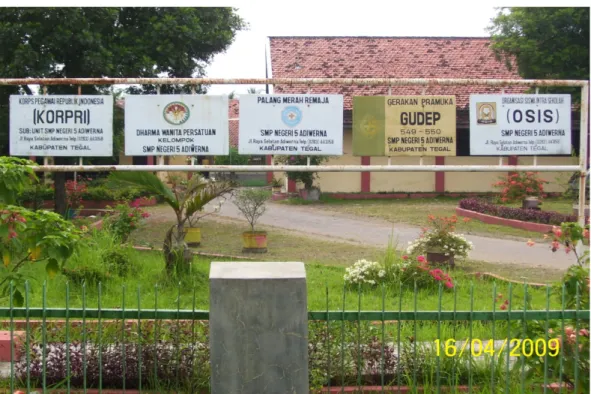 Gambar : SMP Negeri 5 Adiwerna Kabupaten Tegal. 