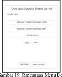 Gambar 16. Rancangan Menu Panduan    