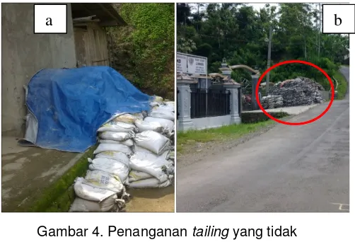 Gambar 3. Bak penampungan air dari proses 