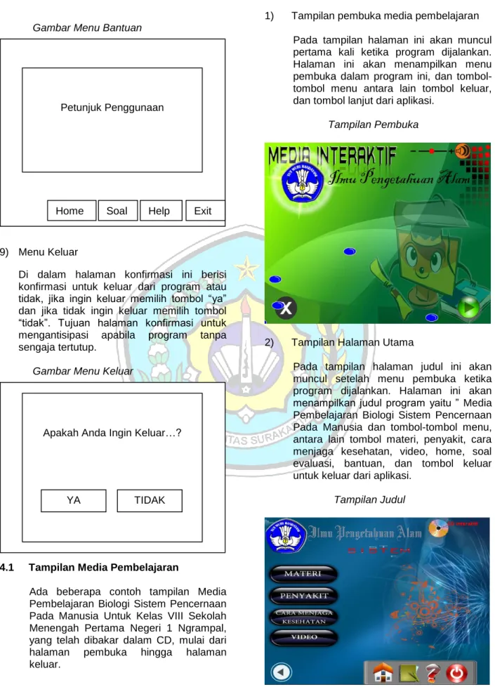 Gambar Menu Bantuan 