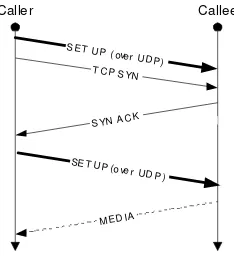 Gambar 2.5 Mix TCP UDP, UDP gagal  
