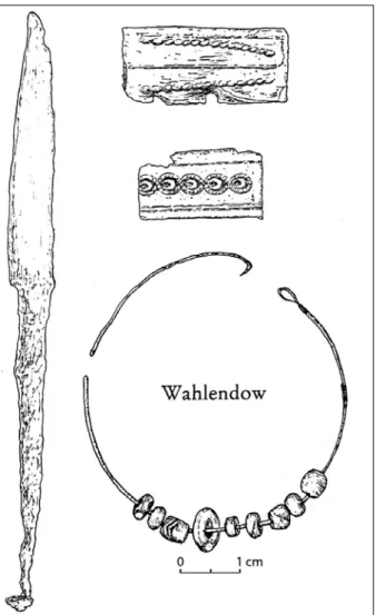 Fig. 4. Grave goods from cemetry Wahlendow, Kr. Greiswald. 