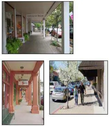 Gambar 2.7  Signage Sumber: yang digantung  (suspended signs) Sign Regulations (City of San Luis Obispo , 2004) 