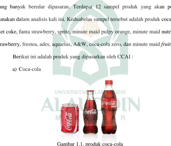 Gambar 1.1. produk coca-cola 