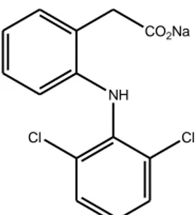 Gambar 5. Struktur Natrium Diklofenak (Rowe., 2006) 