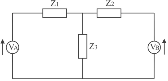 Gambar 1.1 Rangkaian dengan analisis teorema Mesh