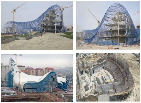 Gambar 3.10 Pembangunan Heydar Aliyev Center