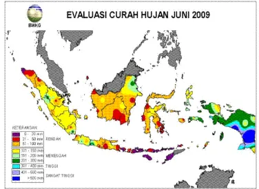 Gambar 1.1 Data Curah Hujan di Indonesia 