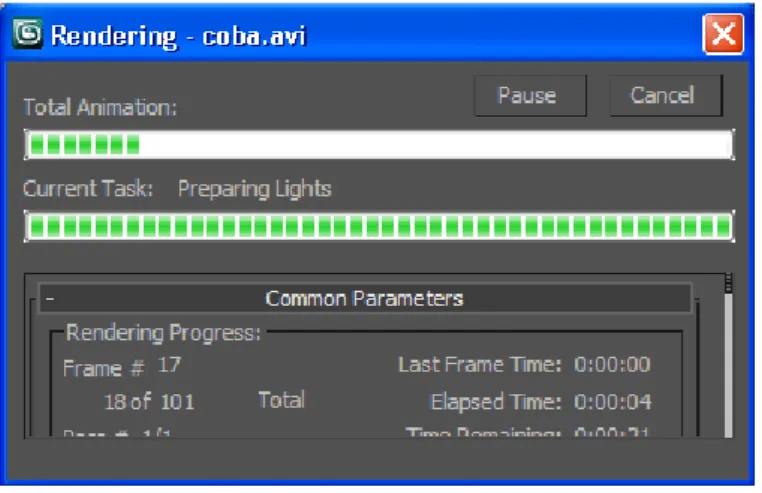 Gambar II.12 Proses Render  Sumber : (Andi; 2010 : 244) 