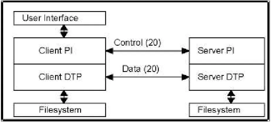 Gambar Interaksi FTP (Parker, 1994:126) 