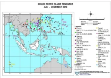Gambar 1.  Rekapitulasi Sikon Tropis Bulan Januari – Juni  2010.