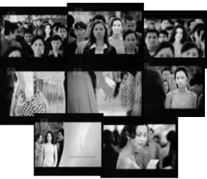 Figure 4: “walking in the crowd version” television advertisement of Ponds 