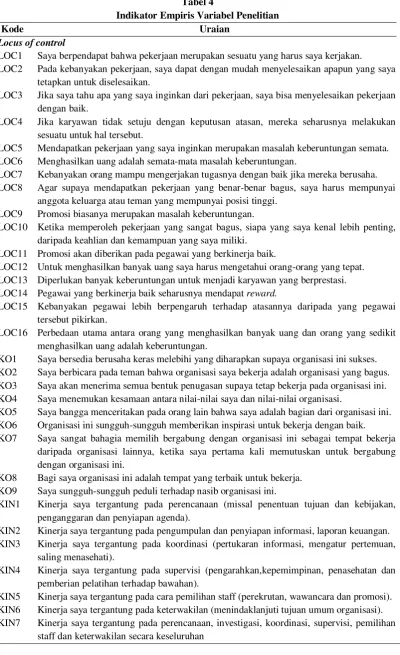 Tabel 4 