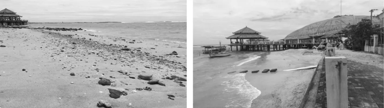 Gambar 3. Lokasi 2 di Pantai Kartini.  Gambar 4. Lokasi 3 di Pantai Kartini. 