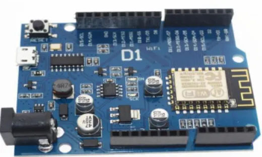Gambar 4. Modul ESP8266 (seri ESP-01) 