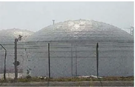 Gambar 2.1 - Tangki Fixed Dome Roof  (Sumber : http://images.google.com/imgres?imgurl) 