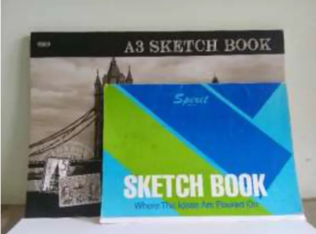 Gambar 3.3  Buku Sketsa 