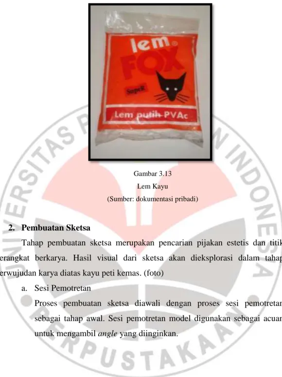 Gambar 3.13  Lem Kayu 