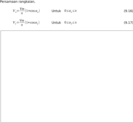Gambar 9.6 Single-Phase semikonverter Drives.