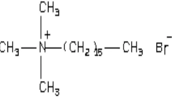 Gambar 2.3 Rumus Molekul CTAB 