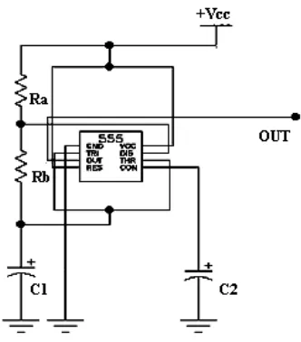 Gambar 13. Multivibrator Astabler 