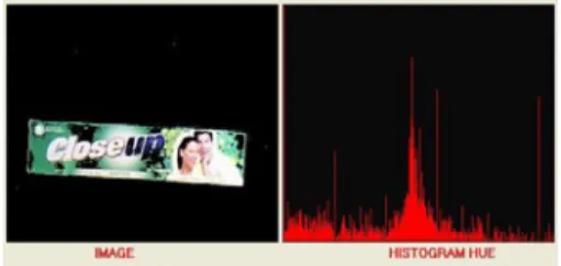Gambar 2.6  Contoh Histogram Hue 