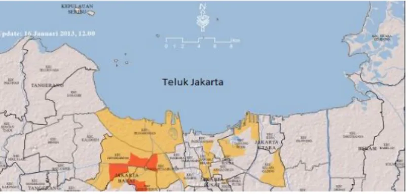 Gambar 1.  Teluk Jakarta  (Rovicky, 2013) 
