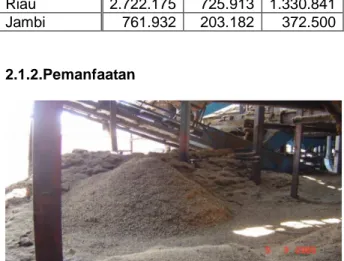 Gambar 3. Cangkang Kelapa Sawit (Shell)  Pemanfaatan  limbah  biomasa  di  pabrik  kelapa  sawit  sudah  dilaksanakan  oleh  hampir  keseluruhan pabrik kelapa sawit