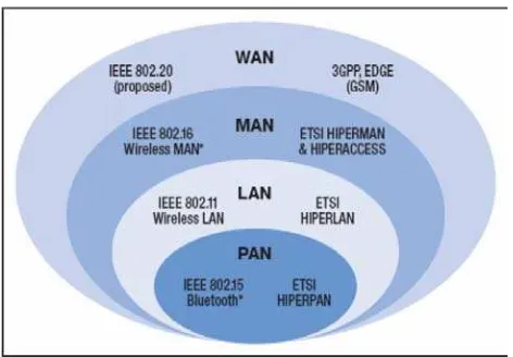 Gambar 2.3 Varian standar IEEE  