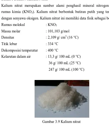 Gambar 3.9 Kalium nitrat 
