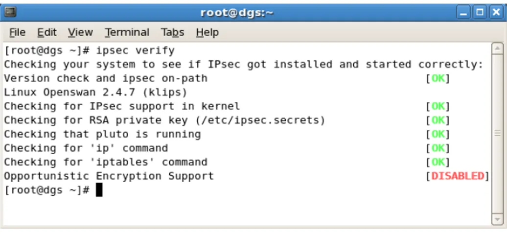 Gambar 5 Menjalankan Service IPSec dan xl2tpd pada VPN Server 