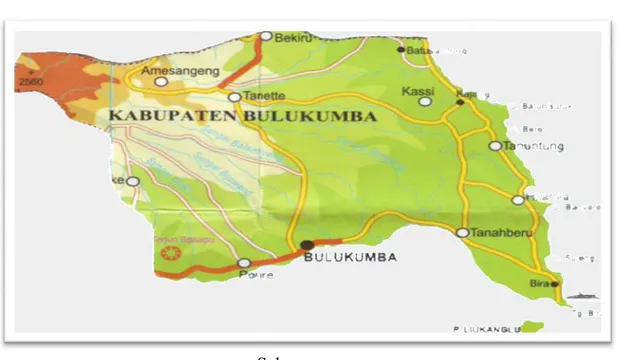 Gambar 2 Peta Administratif wilayah Kab.Bulukumba