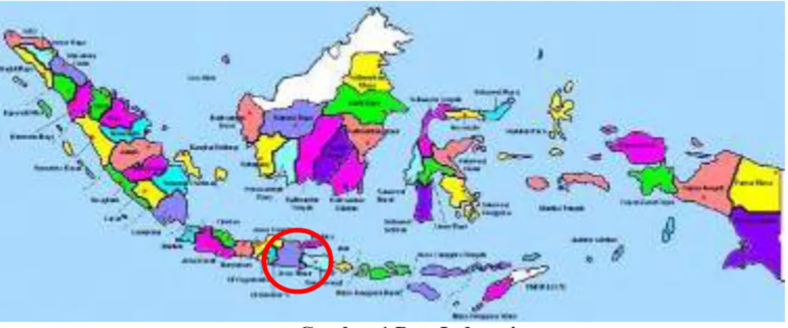 Gambar 1 Peta Indonesia 