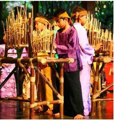 Gambar 10. Musik Bambu Angklung [28] 