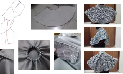 GAMBAR 3. Proses Pembuatan Seamless Tucks 