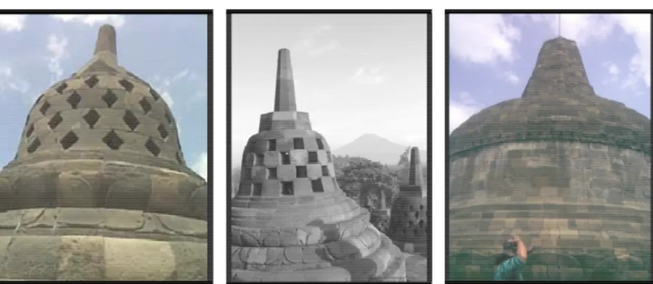 Gambar 2  (a)  Stupa  dengan  Lubang  Ketupat.  Sumber:  http://www. 
