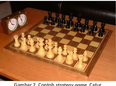 Gambar 2. Contoh strategy game, Catur 