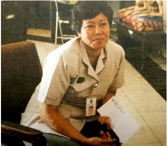 Gambar 7. Ibu Pratiwi, narasumber Dinas Pariwisata Yogyakarta [Sumber: Septarina, 2009] 
