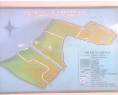 Gambar 4.1 peta lokasi penelitian Desa Tabumela. 