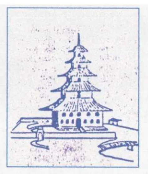 Gambar 22 , Masjid Kuno di Jepara, menurut cukilan kayu karya C. Decker (1775) (Sumber,Haryoto,ER