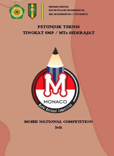 PETUNJUK TEKNIS LOMBA DAI MUDA - PETUNJUK TEKNIS TINGKAT SMP / MTs ...