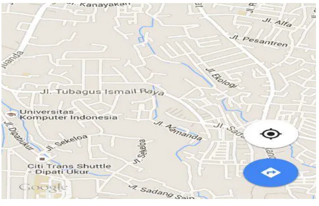 Gambar 3.1 Peta lokasi TK Salman Al Farisi Bandung 