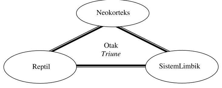 Gambar 1 Otak Triune 