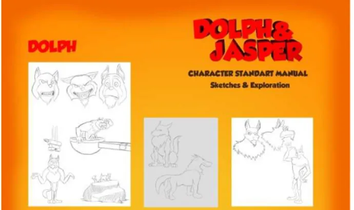 Gambar 2. Web banner film “Dolph &amp; Jasper” 