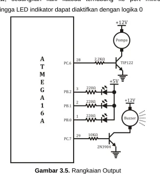 Gambar 3.5. Rangkaian Output