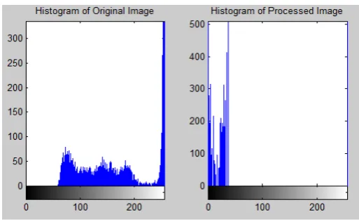 Gambar 2. Histogram Citra 