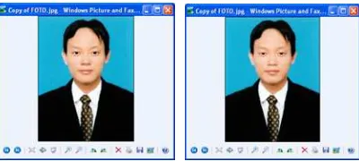 Gambar 8 Perbandingan media file *.c, tanpa data(kiri) dan dengan data(kanan) 