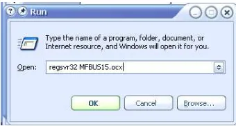 Gambar 1. Mendaftarkan Komponen Pada Registry Windows. 