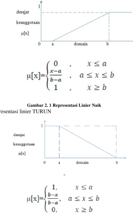 Gambar 2. 1 Representasi Linier Naik 