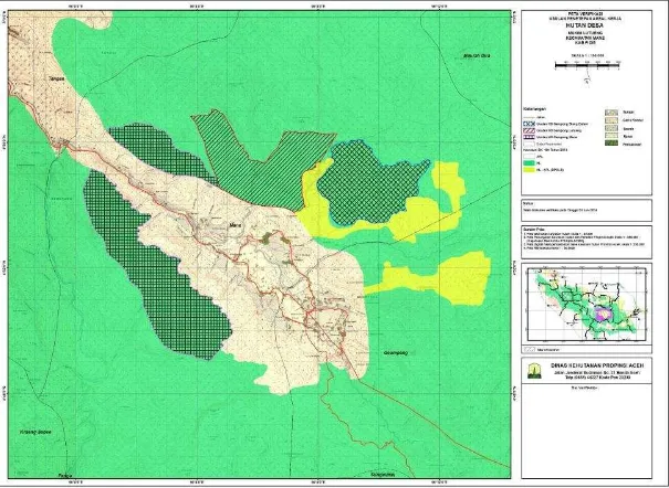 Gambar 2. Peta Verifikasi Hutan Desa Mukim Lutueng